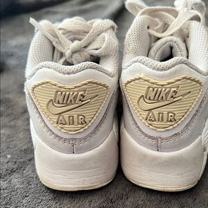 Nike Kids Air Sneakers - White and Gold